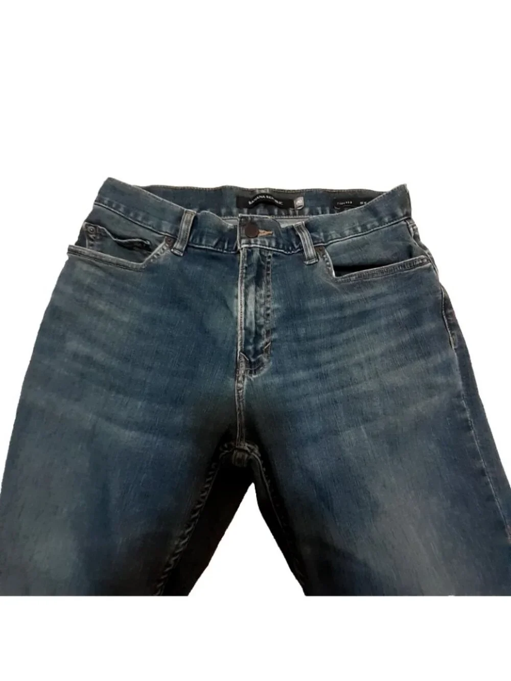 Blue Denim Jeans Banana Republic Tapered 32W x 32L